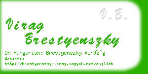 virag brestyenszky business card